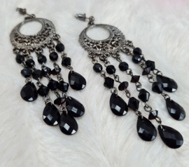 Oorbellen - Blacky - Indian