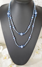 Ketting blauw gelaagd