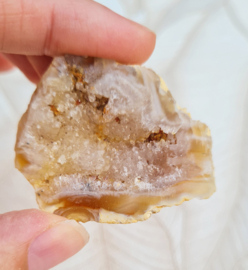 Agaat Geode Druzy Brazilië no.30 - 5 cm