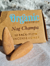 Backflow Wierook Nag Champa - Organic Goodness