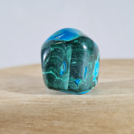 Chrysocolla Malachiet Trommelsteen no.3 - 2,5 cm