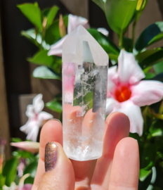 Bergkristal - Gepolijste punt - No.04 - Madagaskar - 6,5cm