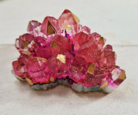 Orgonite - cluster - roze - 6,5cm