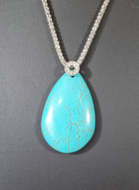 Ketting Turkoois druppel