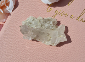Bergkristal Cluster - Brazilië - Extra - no.13 -Edelsteen Cluster  6 cm