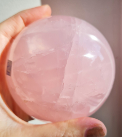 Rozenkwarts - Edelsteen bol - no.1 - 8,5 cm