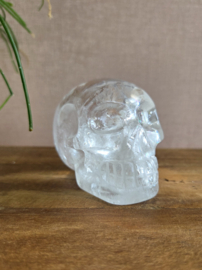 Schedel / Skull Bergkristal Edelsteen