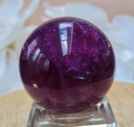 Fluoriet Paars Edelsteen Bol - 4,6cm