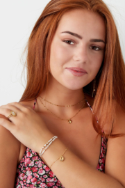 Armband Schelp Roestvrij Staal - Goudkleur