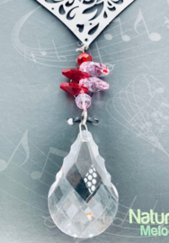 Raamhanger - Cosmo hart spinner - met kristal