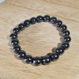 Edelsteen Armband Hematiet Kogelarmband 10 mm