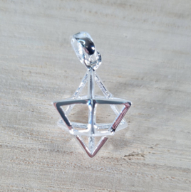 Hanger Merkaba Zilver