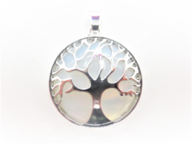 Opaliet Hanger Levensboom - Tree of life - 3cm