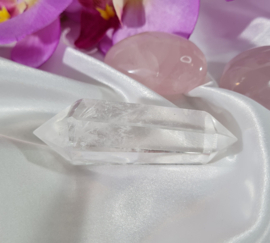 Bergkristal - Dubbeleinder - no.1 - 7,5 cm