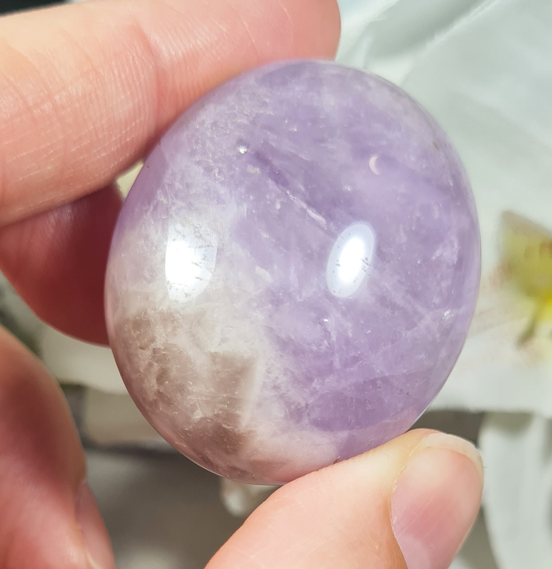 Amethist Handsteen no.10 Edelsteen 3,5 cm