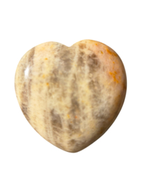 Maansteen hart 4 cm - div. soorten