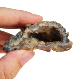Agaat Geode Druzy Brazilië no.5 - 6 cm