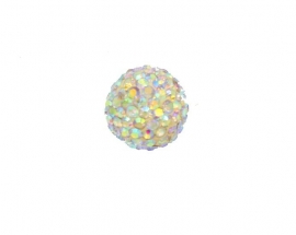 klankbol multicolor 16 mm strass steentjes