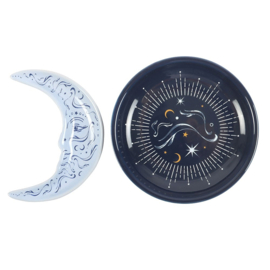 Schaal Dubbel Blue Moon 11 cm