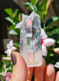 Bergkristal - Gepolijste punt - No.03 - Madagaskar - 7cm
