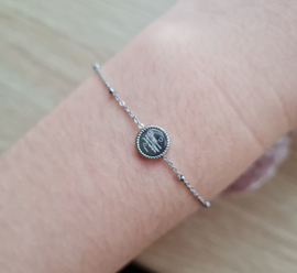 Armband - you are unique - zilver kleur