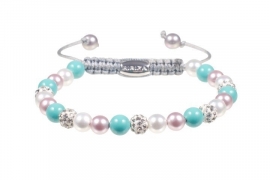 Bracelet Turquoise Gemstone - Bibiza - adjustable in length
