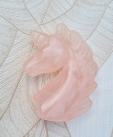 Eenhoorn Rozenkwarts Edelsteen