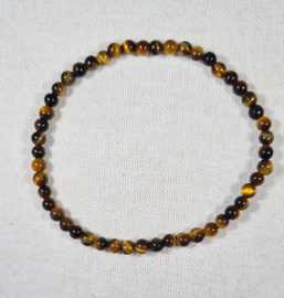 Edelsteen Armband Tijgeroog - 4 mm