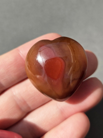 Carneool Hart 3 cm