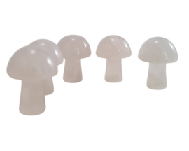 Paddenstoel Rozenkwarts Edelsteen