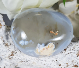 Agaat Handsteen no.3 Edelsteen 5 cm