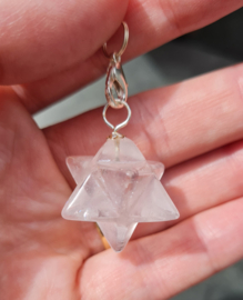 Pendel Merkaba Bergkristal 3 cm