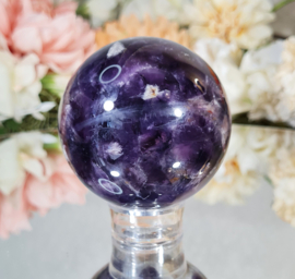 Chevron Amethist Edelsteen Bol no.7 - 6,5 cm