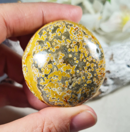 Oceaan Jaspis Handsteen no.2 Edelsteen