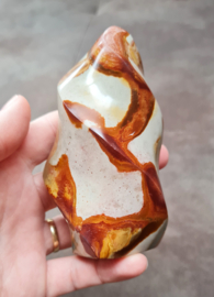 Polychrome Jasper - Mineral Sculpture - Flame - 10 cm