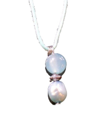 Edelsteen Ketting Be You ! 5e chakra