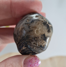Agaat Geodine - trommelsteen - no.2 - 3,5 cm