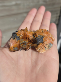 Bariet met Cerussiet Edelsteen Cluster - 5cm - Marokko