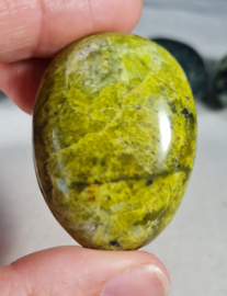 Groene Opaal Palmsteen Edelsteen no.10 - 4,5 cm