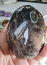 Zwarte Maansteen Edelsteen Sculptuur 8 cm no.3