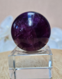 Fluoriet Paars Edelsteen Bol - 4 cm