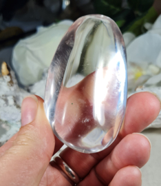 Bergkristal Handsteen no.1 - 6,5 cm