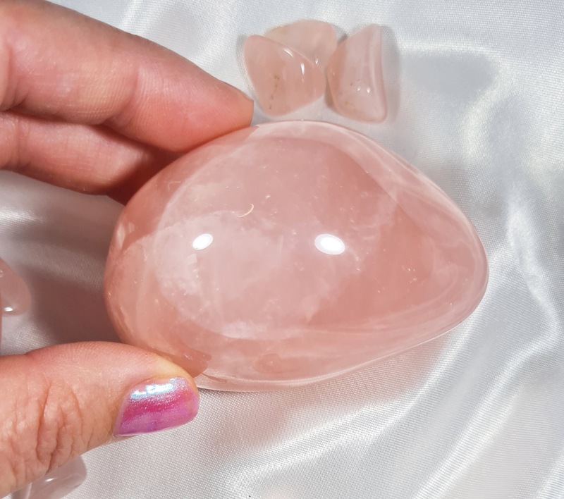 Rozenkwarts 7 cm A+ Jumbosteen Zuid - Afrika no.16