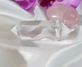 Bergkristal - Dubbeleinder - no.2 - 7 cm