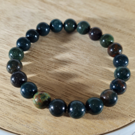 Edelsteen Armband Heliotroop Kogelarmband 10 mm
