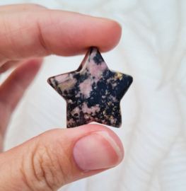 Rhodoniet Edelsteen Ster no.2