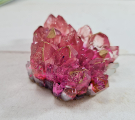 Orgonite - cluster - roze - 6,5cm