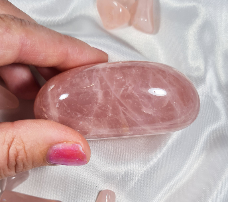 Rozenkwarts A+ 7 cm Jumbosteen Zuid - Afrika no.17