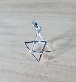 Hanger Merkaba Zilver