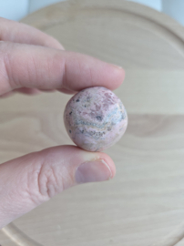 Rhodoniet Ronde Trommelsteen